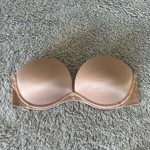 Victoria's Secret Light Brown Strapless Bra